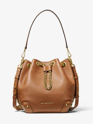 michael kors alanis large|MICHAEL Michael Kors Alanis Pebble Leather Bucket Bag .